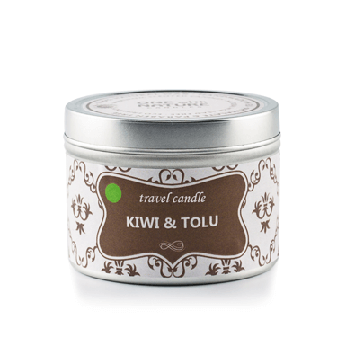 Vintage/ Putna svijeća s mirisom Kiwi - Tolu